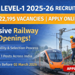 RRB Level-1 Recruitment 2025-26