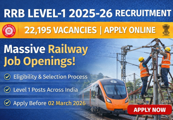 RRB Level-1 Recruitment 2025-26