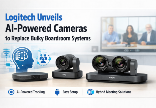 Logitech Unveils AI-Powered Cameras to Replace Bulky Boardroom Systems