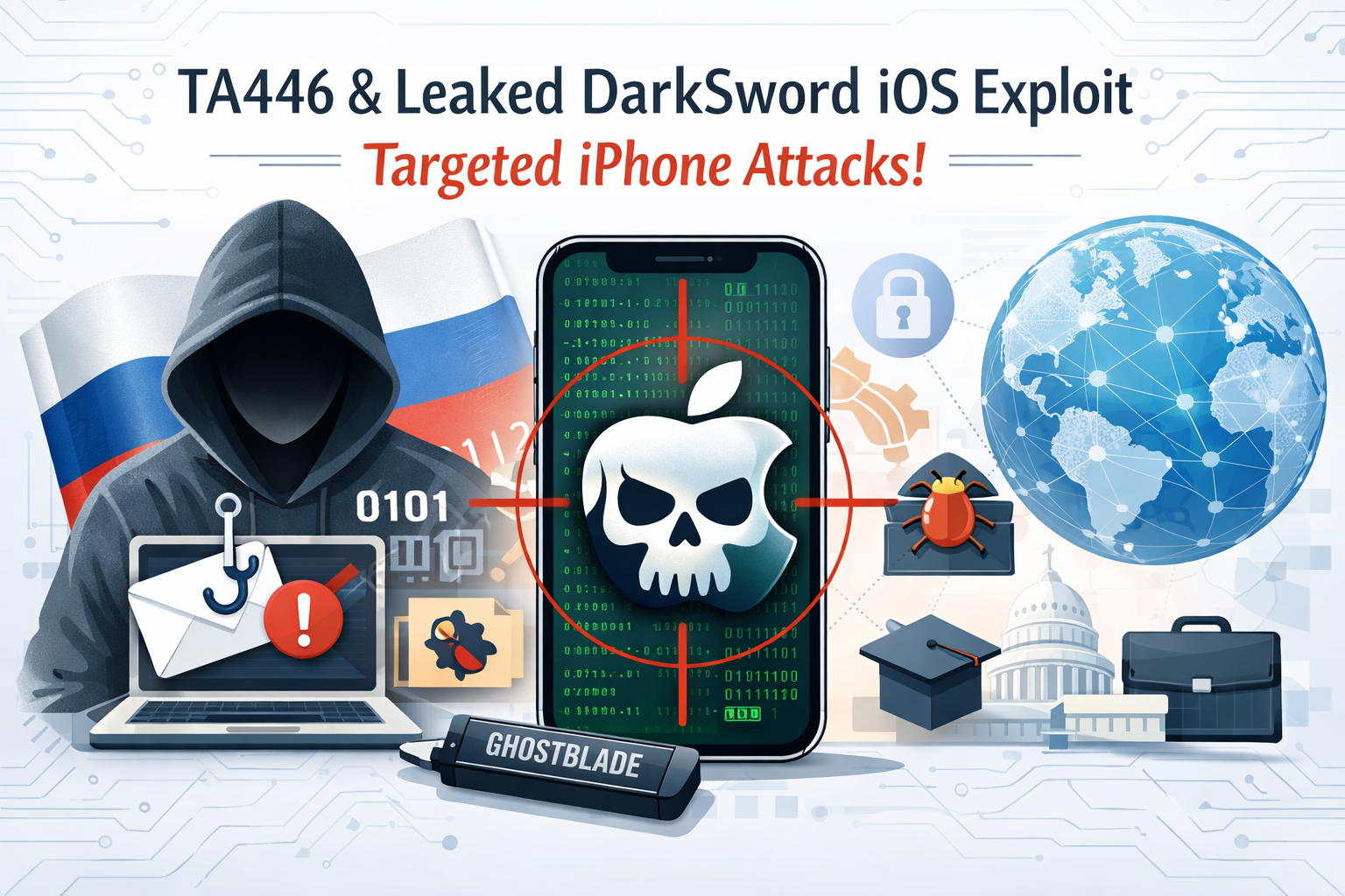 TA446 Uses Leaked DarkSword iOS Exploit in Targeted Attacks
