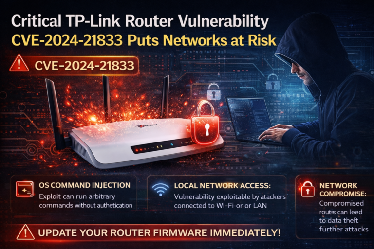 Critical TP-Link Router Vulnerability CVE-2024-21833 Puts Networks at Risk